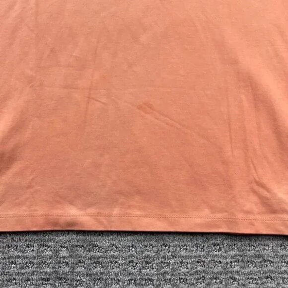 CK Calvin Klein Polo Shirt Men Extra Large XL Orange Casual Golf Shirt Golfer - Picture 4 of 9